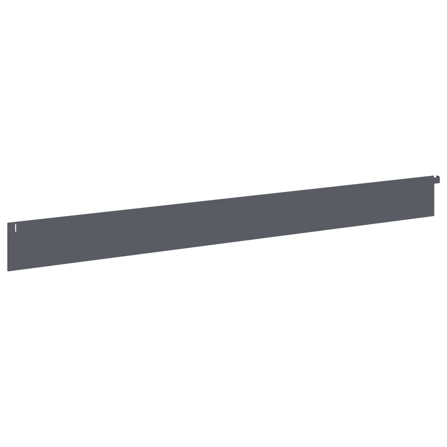 Lawn Edging 10 pcs 102 x 10 x 4 cm Steel Anthracite