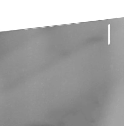 Lawn Edging 30 pcs 102 x 10 x 4 cm Steel Silver