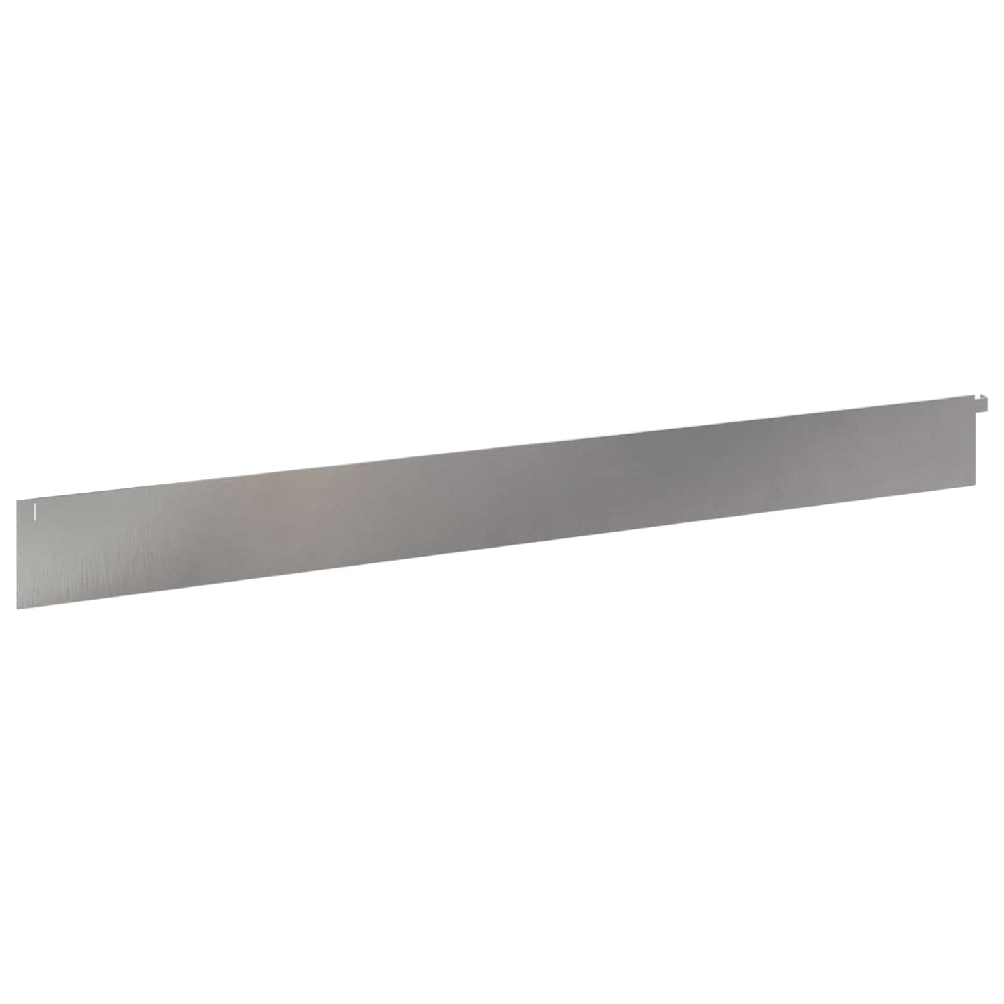 Lawn Edging 30 pcs 102 x 10 x 4 cm Steel Silver