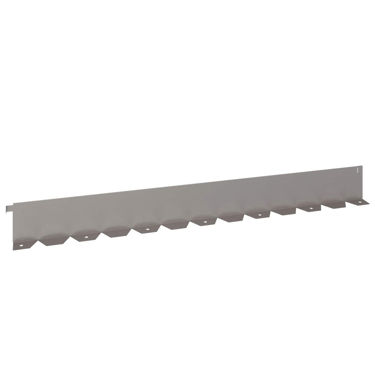 Lawn Edging 20 pcs 102 x 10 x 4 cm Steel Rusty