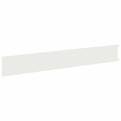 Lawn Edging 20 pcs 102 x 15 x 4 cm Steel White
