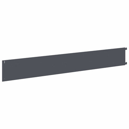 Lawn Edging 30 pcs 102 x 15 x 4 cm Steel Anthracite