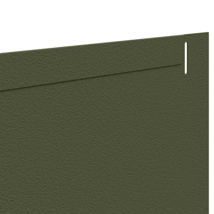 Lawn Edging 10 pcs 102 x 15 x 4 cm Steel Olive Green
