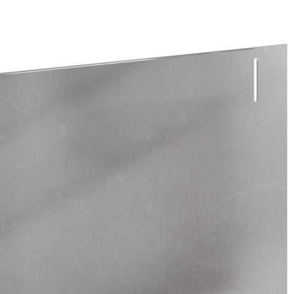 Lawn Edging 10 pcs 102 x 15 x 4 cm Steel Silver