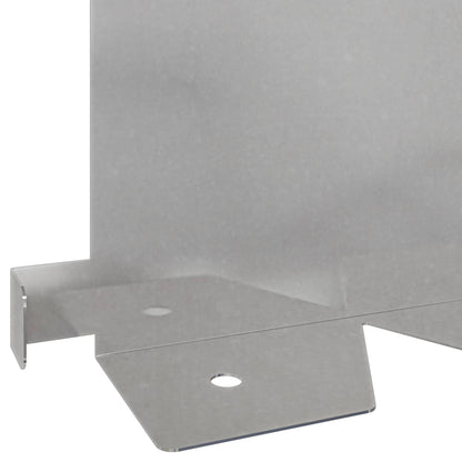 Lawn Edging 10 pcs 102 x 15 x 4 cm Steel Silver