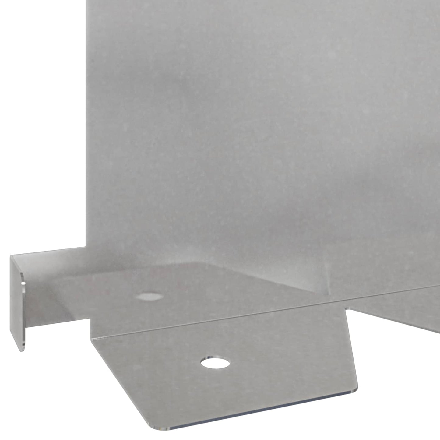 Lawn Edging 20 pcs 102 x 15 x 4 cm Steel Silver