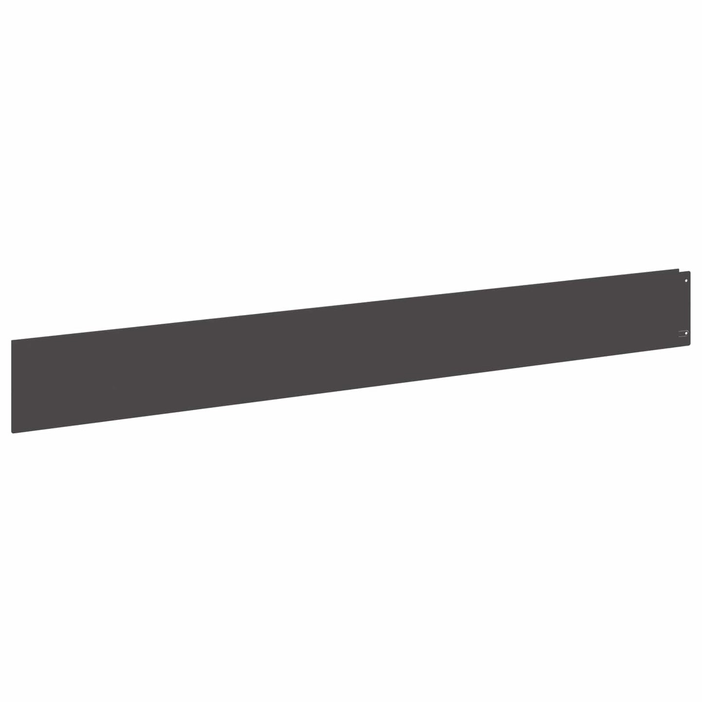 Lawn Edging 20 pcs 100 x 12 cm Steel Black