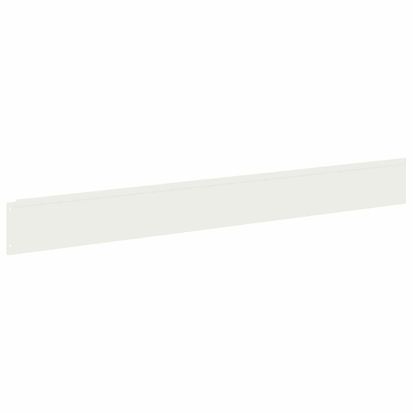 Lawn Edging 20 pcs 100 x 12 cm Steel White