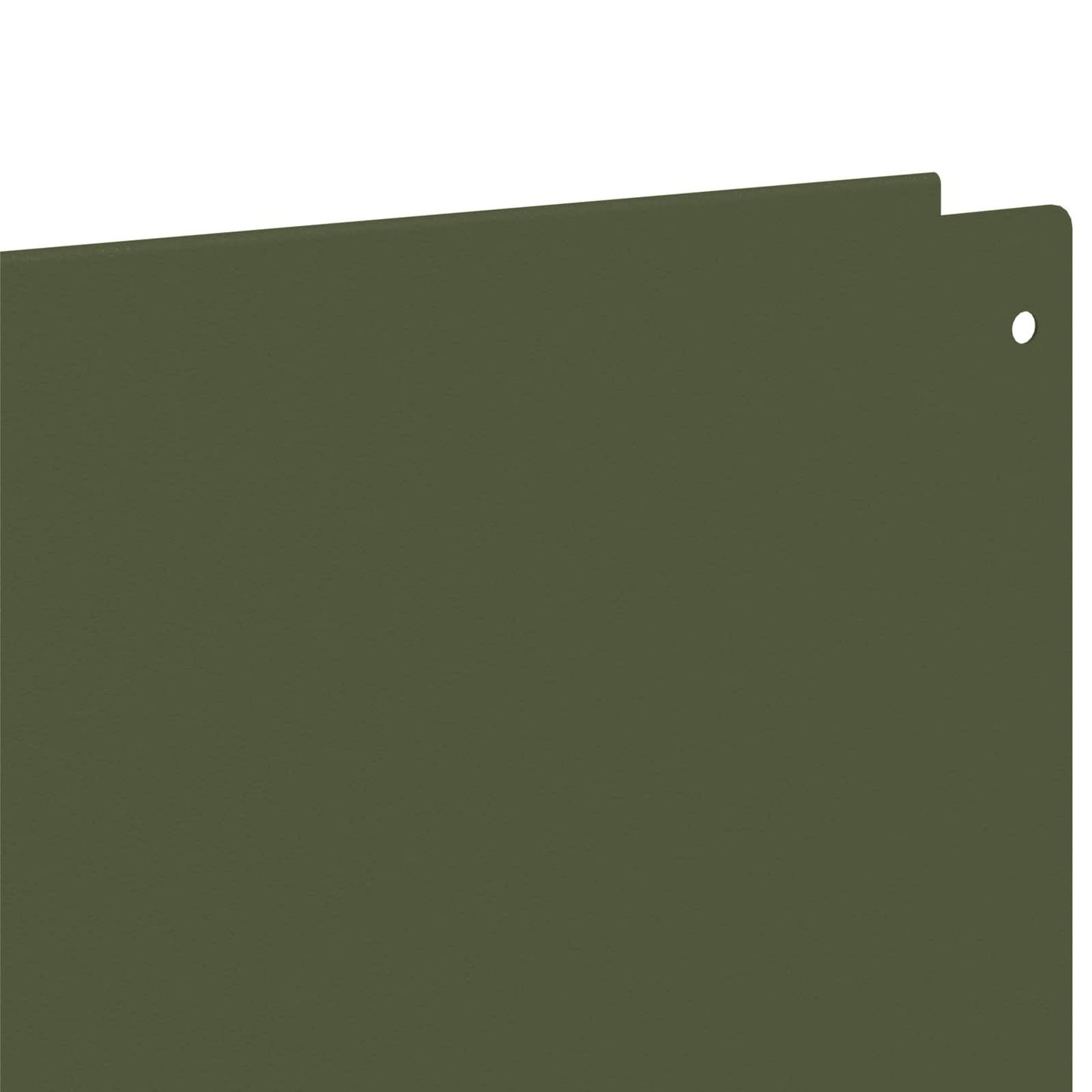 Lawn Edging 20 pcs 100 x 12 cm Steel Olive Green