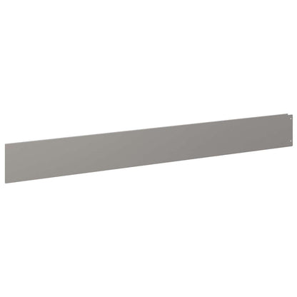 Lawn Edging 30 pcs 100 x 12 cm Steel Rusty