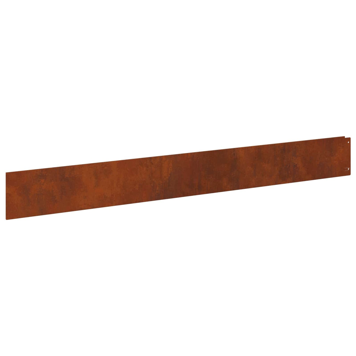 Lawn Edging 50 pcs 100 x 12 cm Steel Rusty