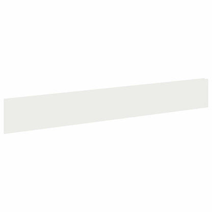 Lawn Edging 30 pcs 100 x 15 cm Steel White