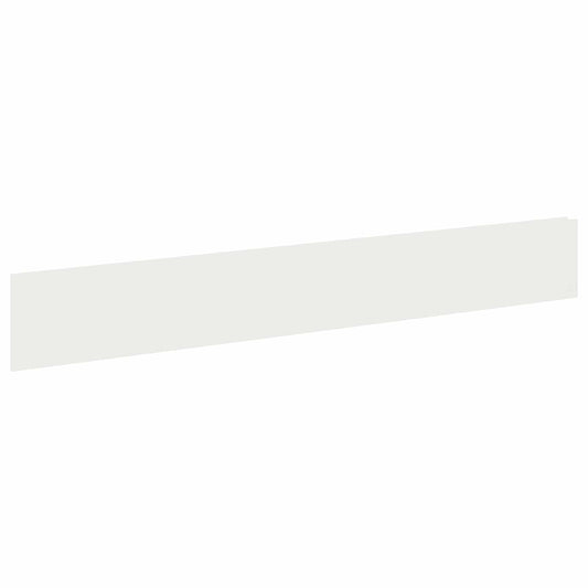 Lawn Edging 30 pcs 100 x 15 cm Steel White