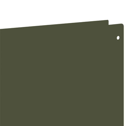 Lawn Edging 30 pcs 100 x 15 cm Steel Olive Green