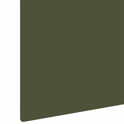 Lawn Edging 30 pcs 100 x 15 cm Steel Olive Green