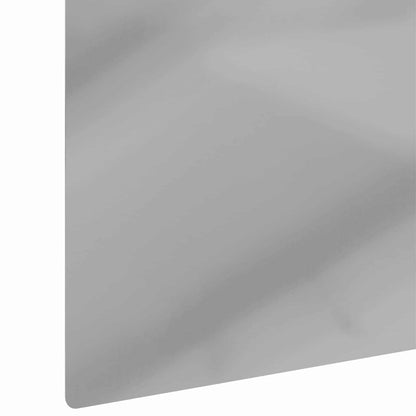 Lawn Edging 10 pcs 100 x 15 cm Steel Silver