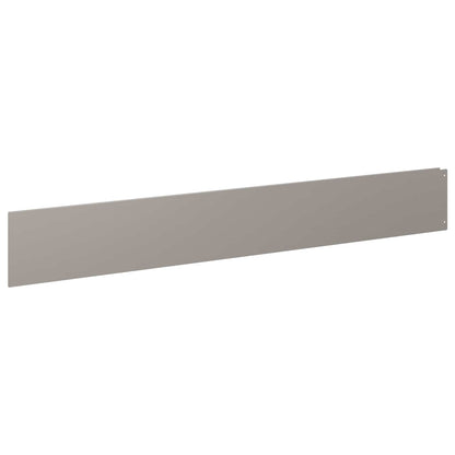 Lawn Edging 20 pcs 100 x 15 cm Steel Rusty