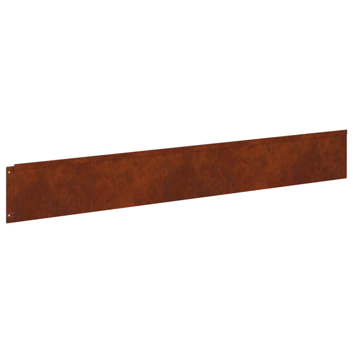 Lawn Edging 20 pcs 100 x 15 cm Steel Rusty