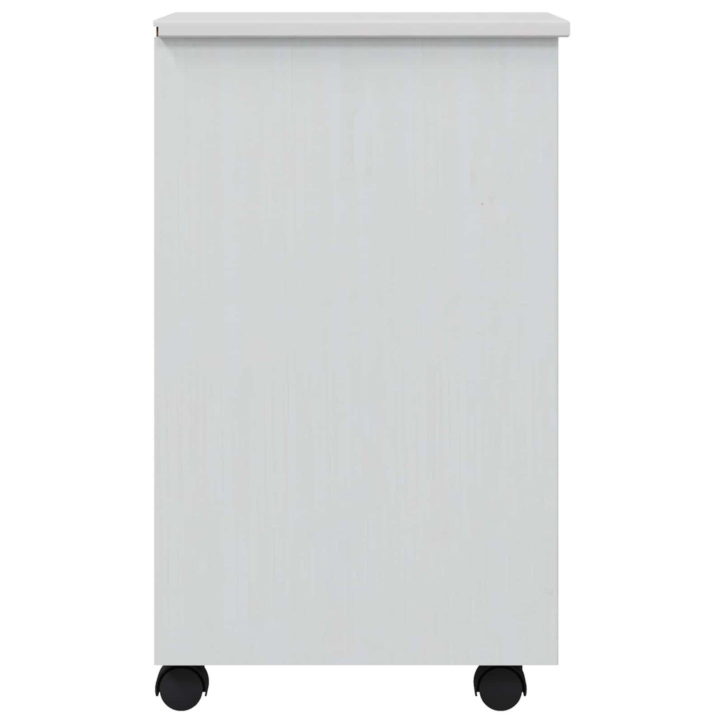 Rolling Cabinet with Drawers CORONA White