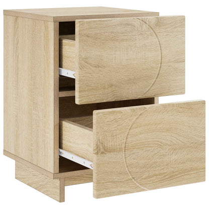 Bedside Cabinet Sonoma Oak 33.5 x 34.5 x 50 cm Engineered Wood