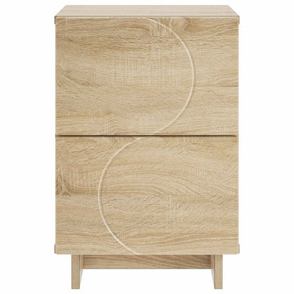 Bedside Cabinet Sonoma Oak 33.5 x 34.5 x 50 cm Engineered Wood