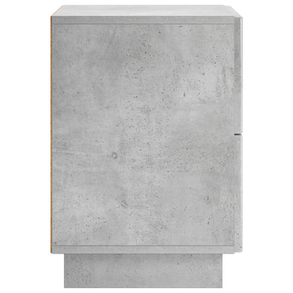Bedside Cabinet 2 pcs Concrete Grey 33.5 x 34.5 x 50 cm