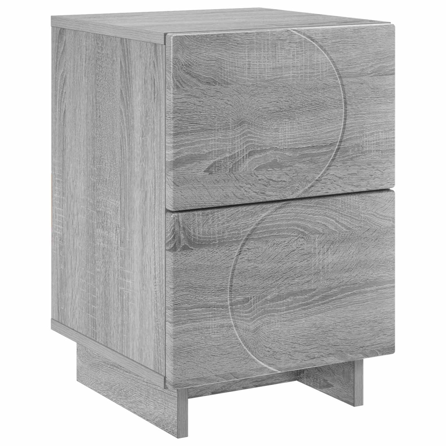 Bedside Cabinet Grey Sonoma 33.5 x 34.5 x 50 cm Engineered Wood