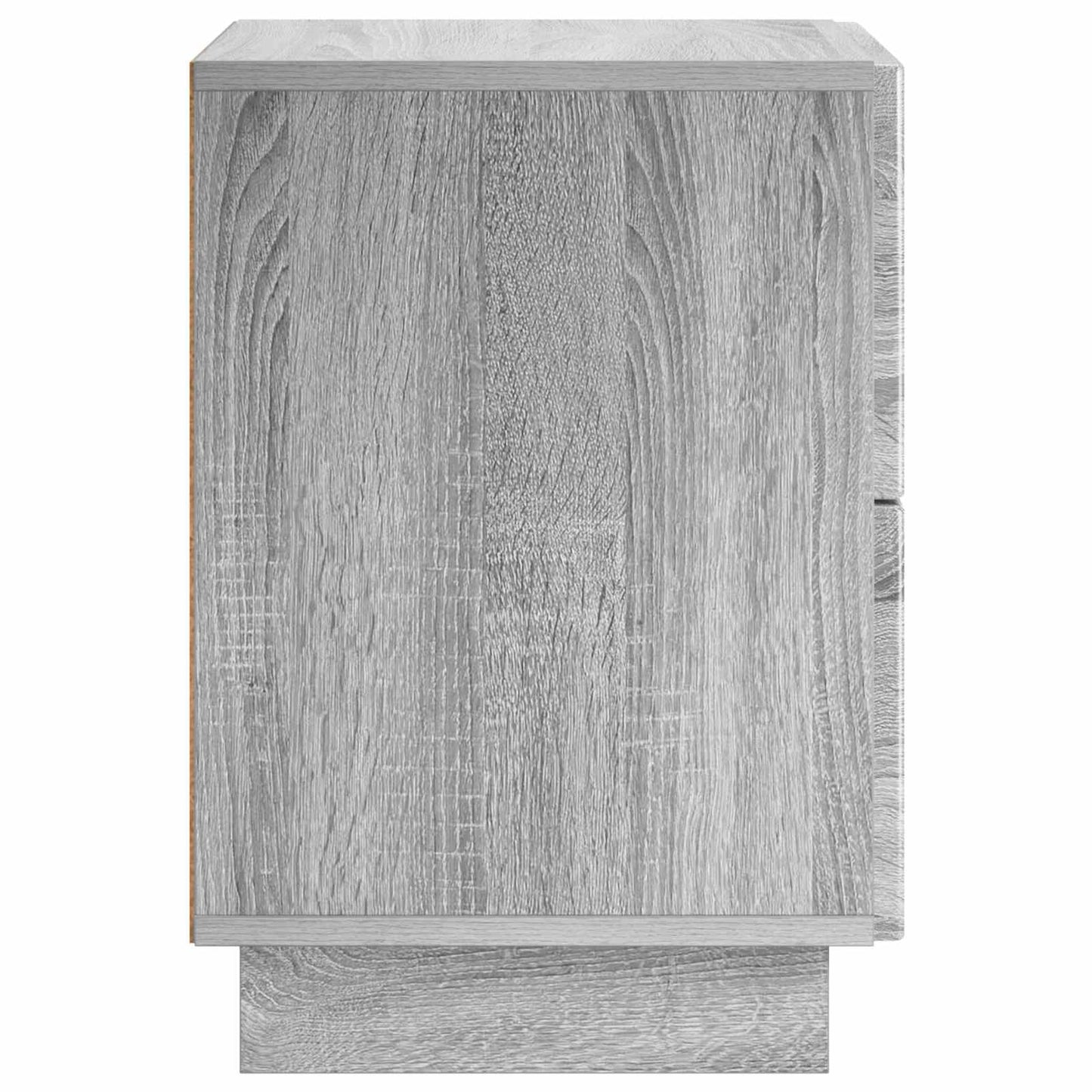 Bedside Cabinet 2 pcs Grey Sonoma 33.5 x 34.5 x 50 cm