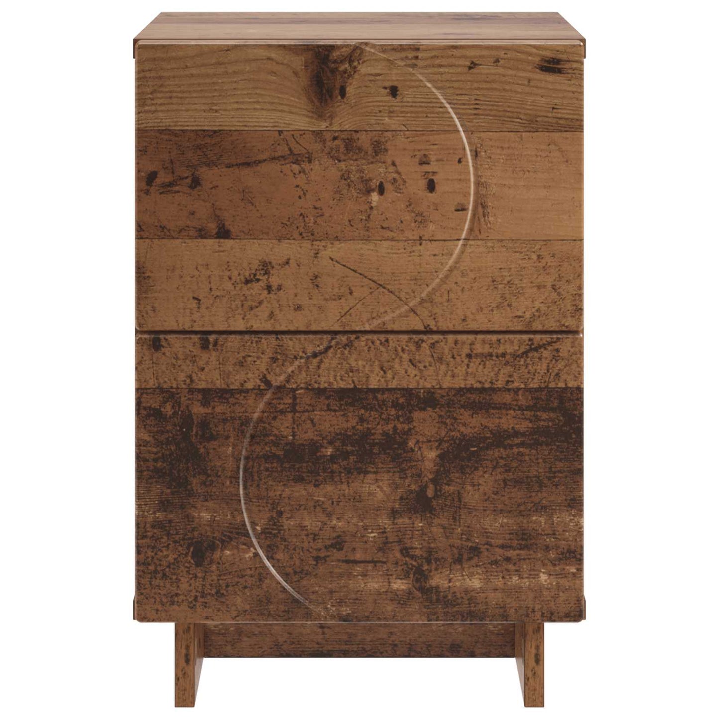 Bedside Cabinet Oak Wood 33.5 x 34.5 x 50 cm Engineered Wood