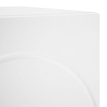 Bedside Cabinet White 33.5 x 34.5 x 50 cm Engineered Wood