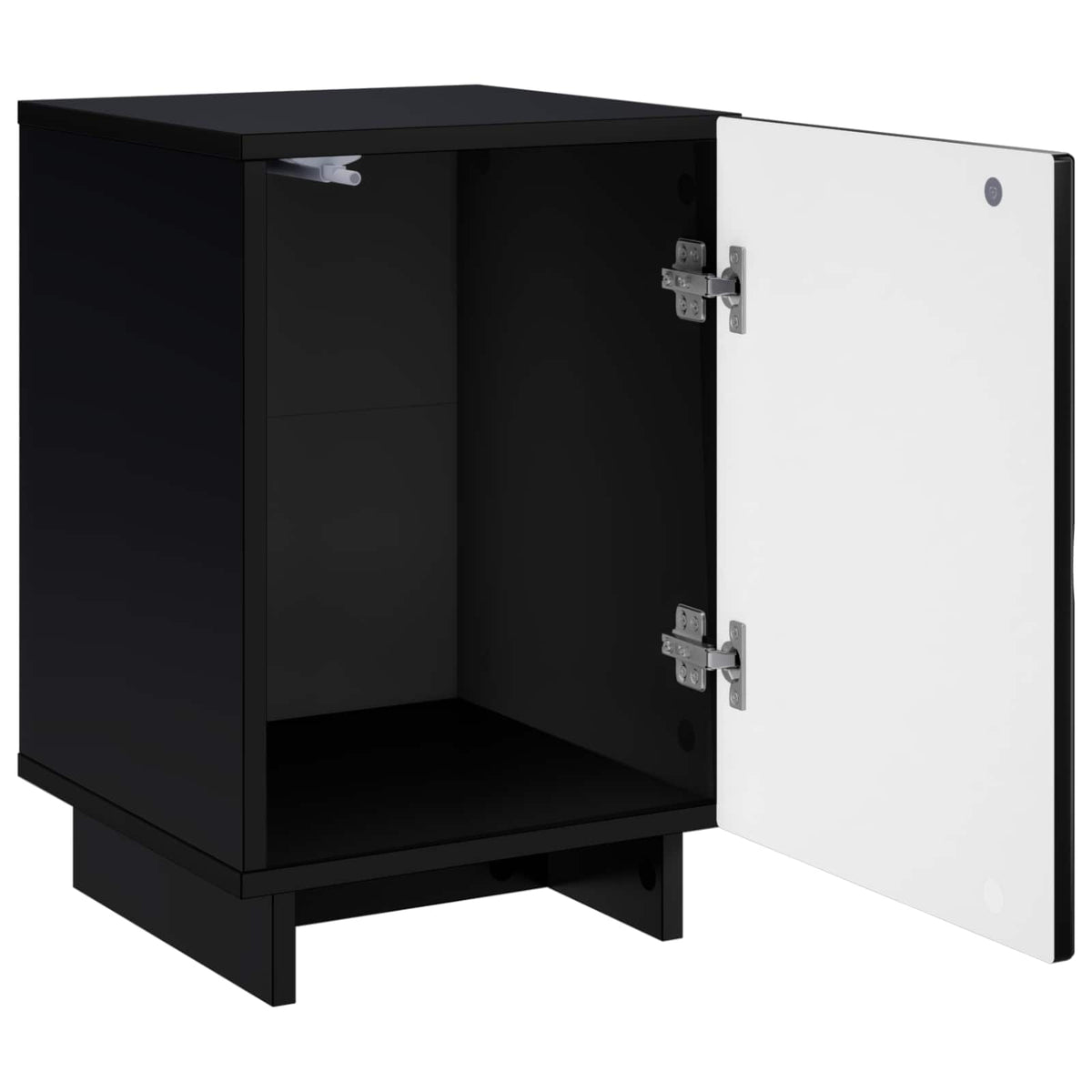 Bedside Cabinet 2 pcs Black 33.5 x 34.5 x 50 cm Engineered Wood