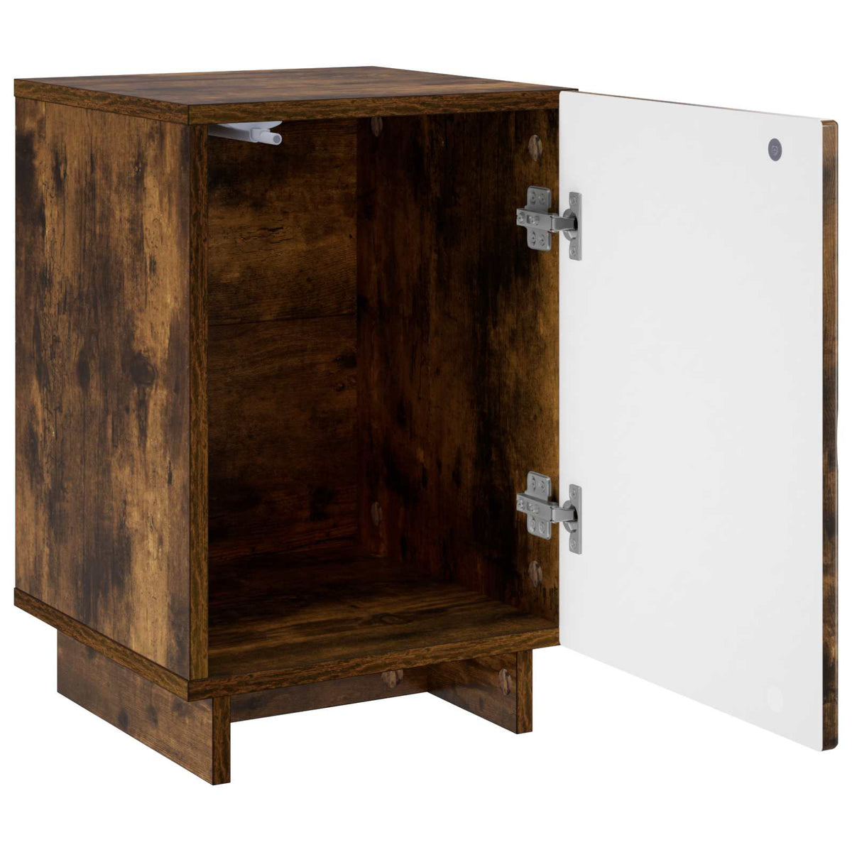 Bedside Cabinet Smoked Oak 33.5 x 34.5 x 50 cm Engineered Wood