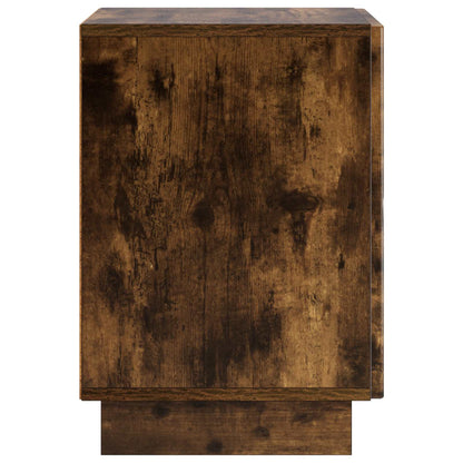 Bedside Cabinet Smoked Oak 33.5 x 34.5 x 50 cm Engineered Wood