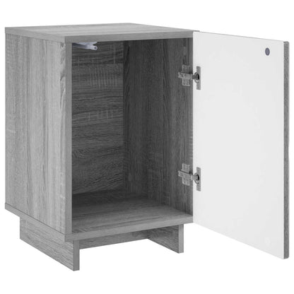 Bedside Cabinet 2 pcs Grey Sonoma 33.5 x 34.5 x 50 cm