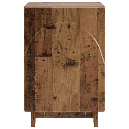 Bedside Cabinet Old Wood 33.5 x 34.5 x 50 cm Engineered Wood