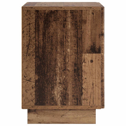 Bedside Cabinet Old Wood 33.5 x 34.5 x 50 cm Engineered Wood