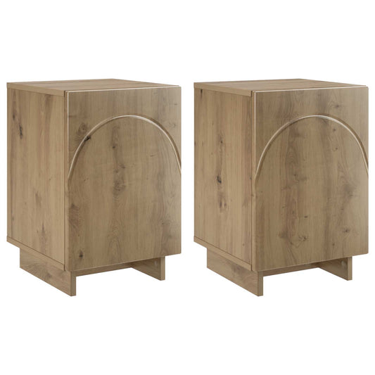 Bedside Cabinet 2 pcs Artisan Oak 33.5 x 34.5 x 50 cm