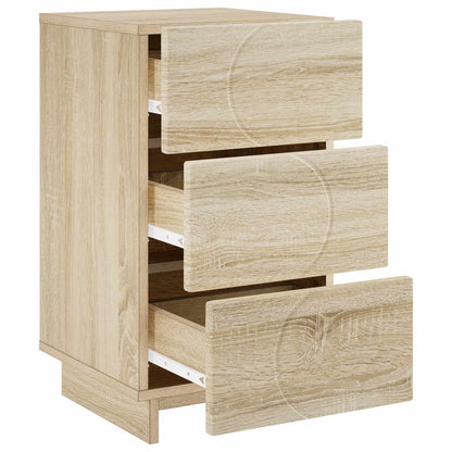 Bedside Cabinet Sonoma Oak 33.5 x 34.5 x 60 cm Engineered Wood