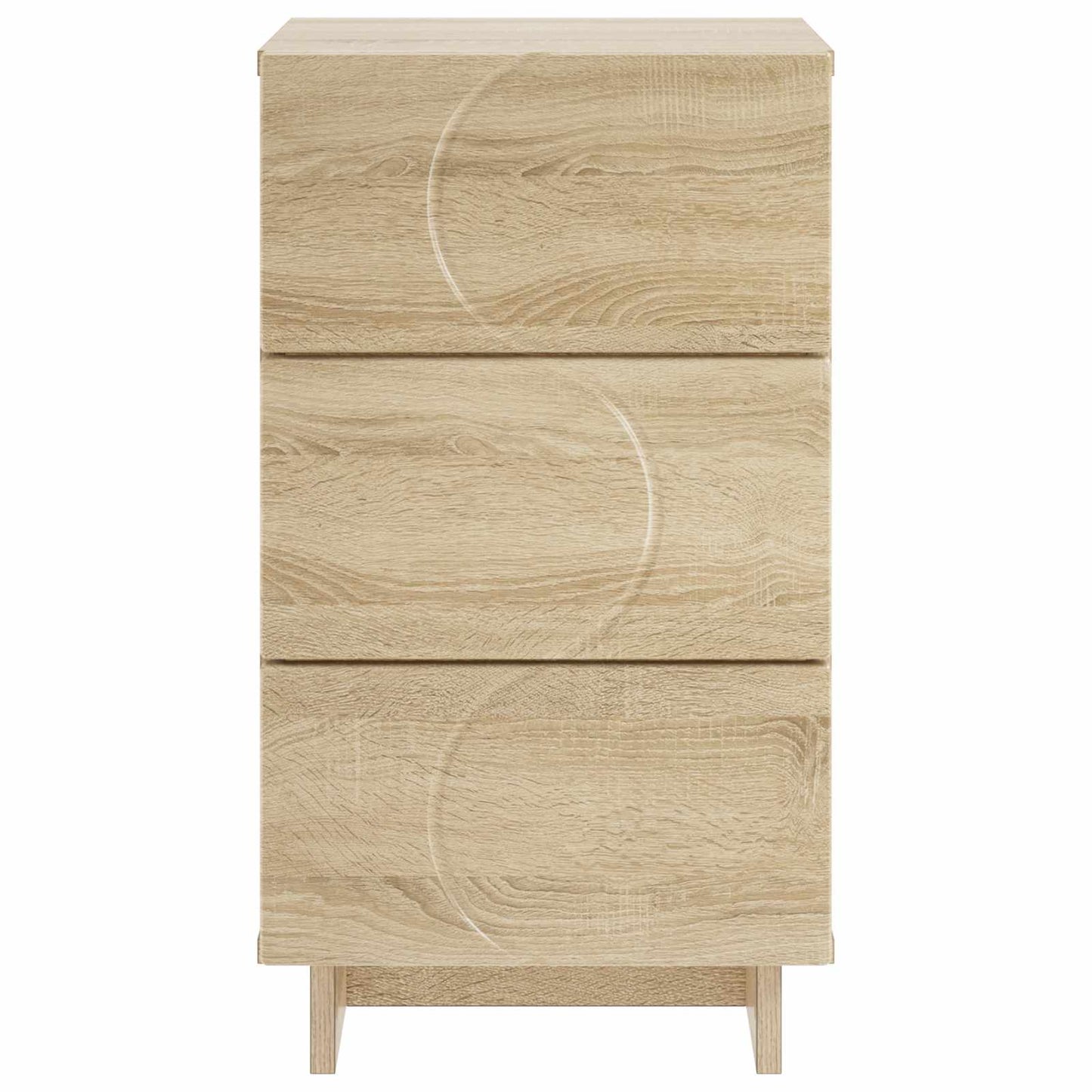Bedside Cabinet Sonoma Oak 33.5 x 34.5 x 60 cm Engineered Wood