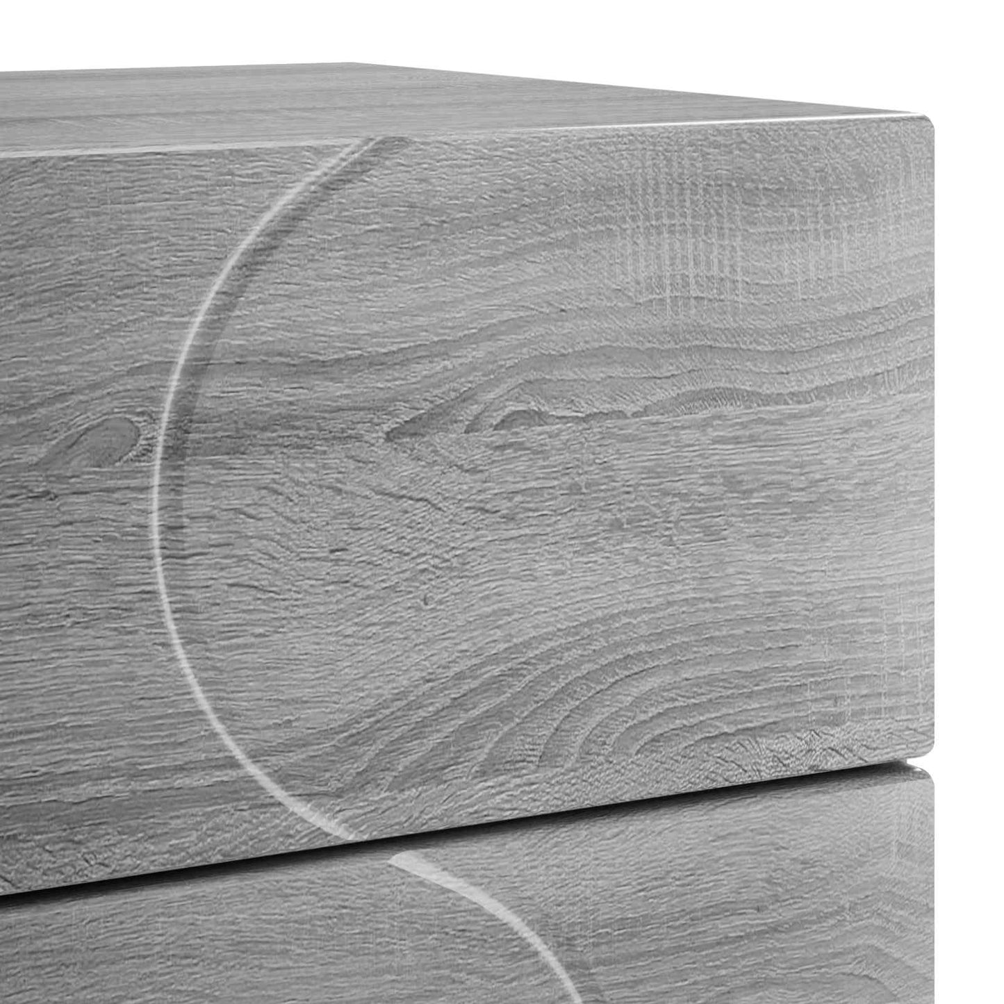 Bedside Cabinet 2 pcs Grey Sonoma 33.5 x 34.5 x 60 cm