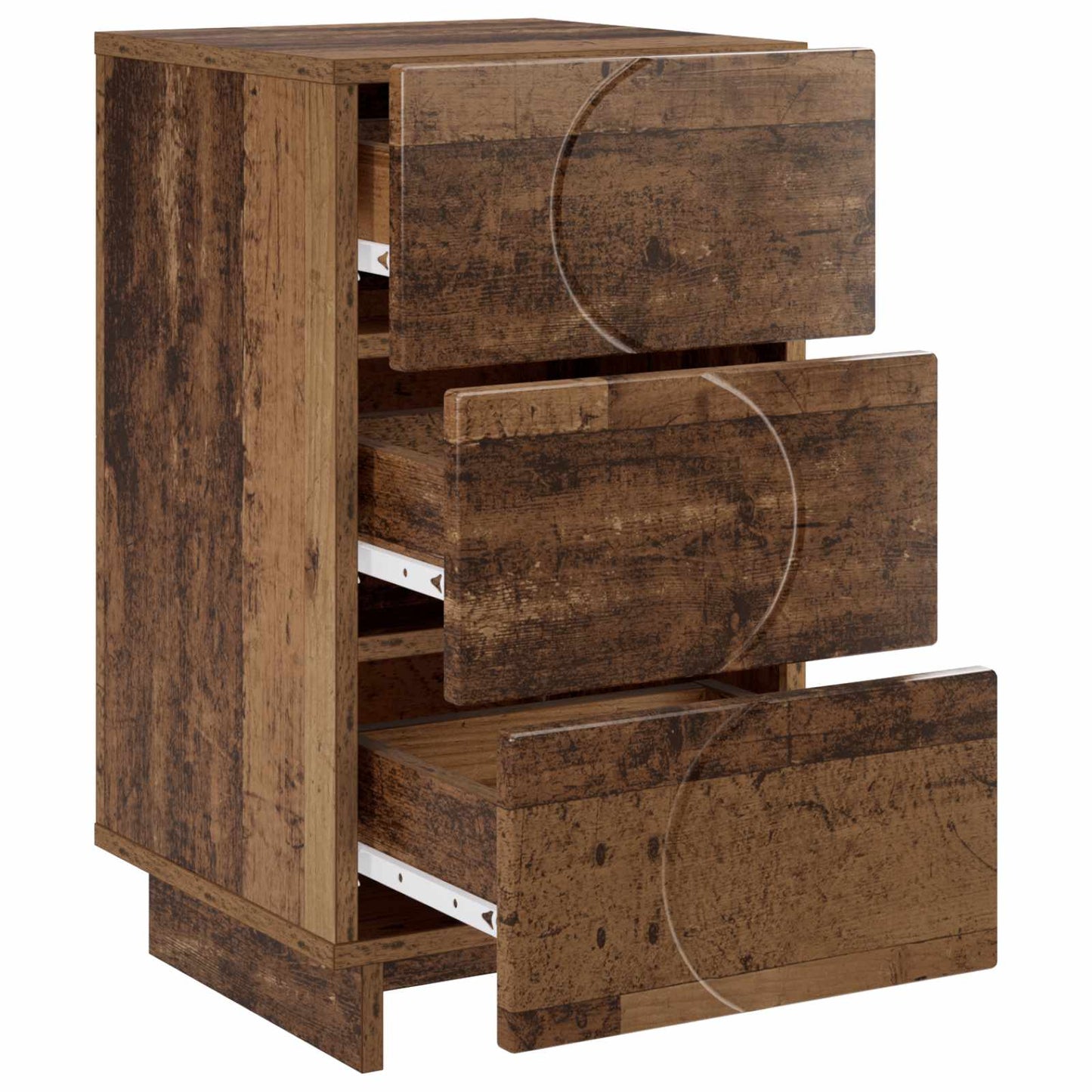 Bedside Cabinet Old Wood 33.5 x 34.5 x 60 cm Engineered Wood