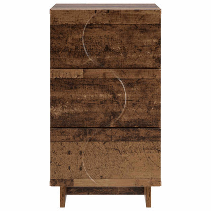 Bedside Cabinet 2 pcs Old Wood 33.5 x 34.5 x 60 cm