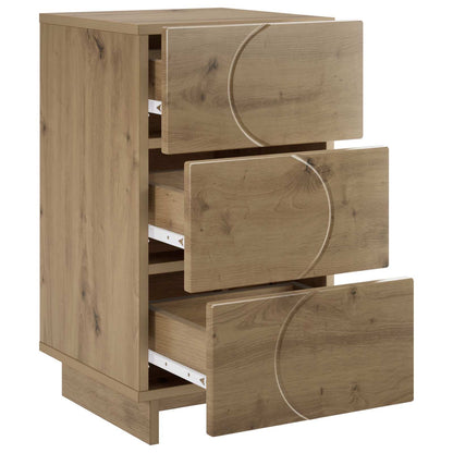 Bedside Cabinet Artisan Oak 33.5 x 34.5 x 60 cm Engineered Wood