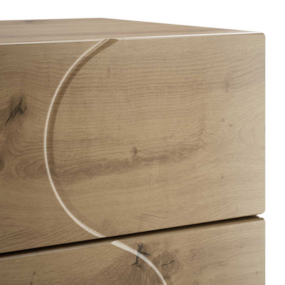 Bedside Cabinet 2 pcs Artisan Oak 33.5 x 34.5 x 60 cm