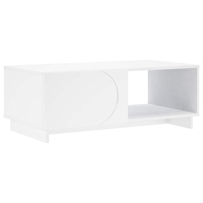 Coffee Table White 95 x 50.5 x 35 cm Engineered Wood