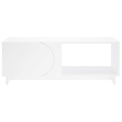 Coffee Table White 95 x 50.5 x 35 cm Engineered Wood