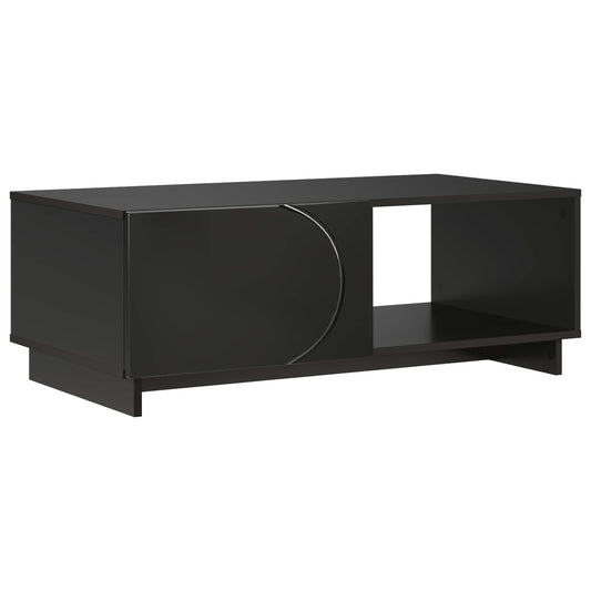 Coffee Table Black 95 x 50.5 x 35 cm Engineered Wood