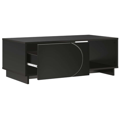 Coffee Table Black 95 x 50.5 x 35 cm Engineered Wood