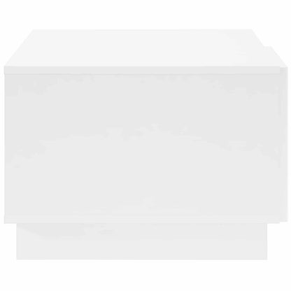 Coffee Table High Gloss White 95 x 50.5 x 35 cm Engineered Wood