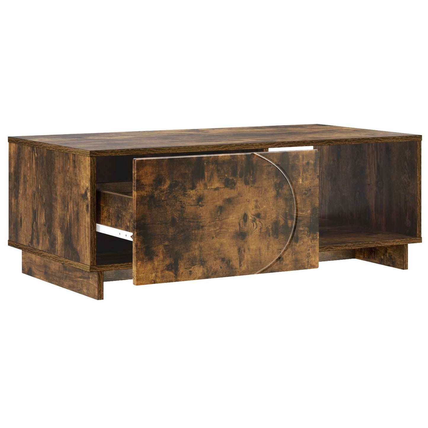 Coffee Table Smoked Oak 95 x 50.5 x 35 cm Engineered Wood